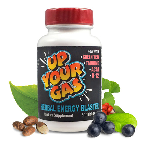 30 Tablets -Up Your Gas-Herbal Energy Blaster