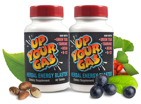 60 Tablets- Up Your Gas-Herbal Energy Blaster- 2 Pack: Buy More and SAVE